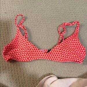 Triangl Swimwear Red Triangle Bralette